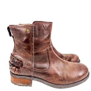 UGG Women's Orion Leather Boots Brown 9